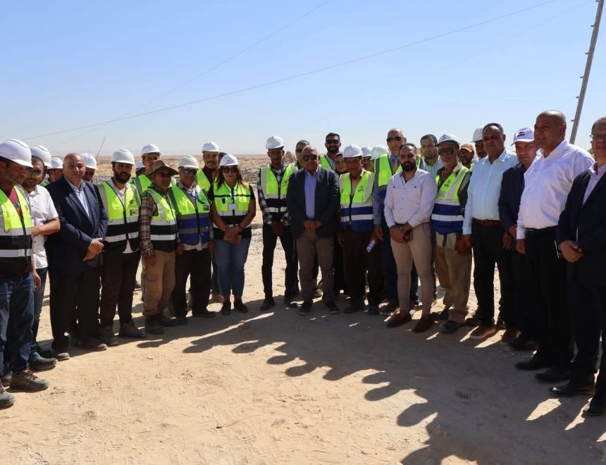 وزير الكهرباء والطاقة المتجددة يتفقد إنهاء الأعمال في موقعي أبراج عبور قناة السويس على مسار خط الربط الكهربائي المصري السعودي