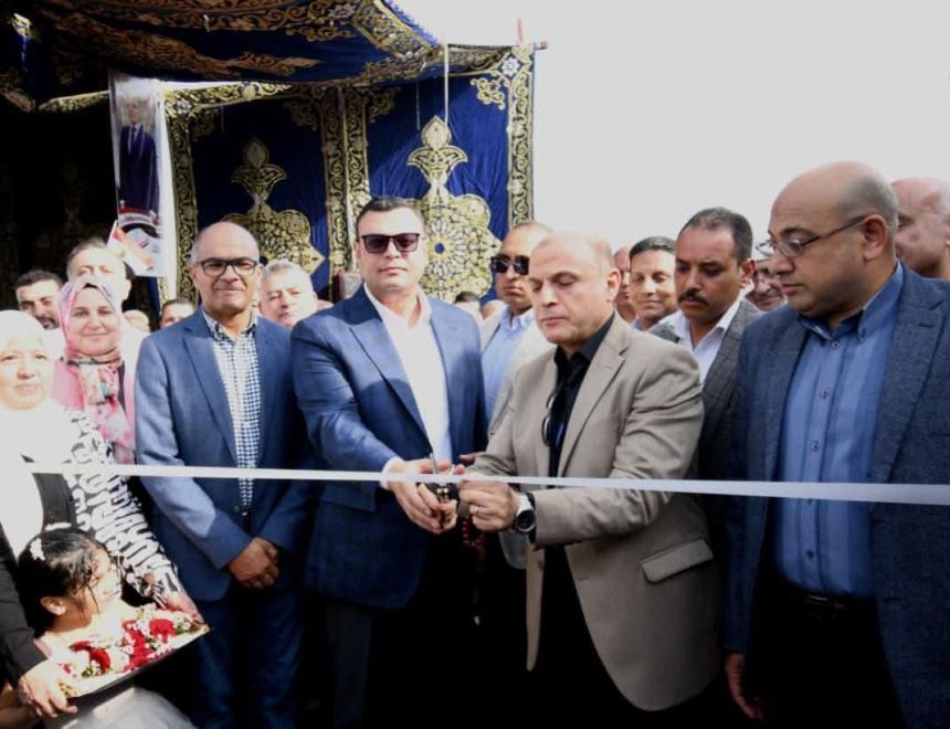 وزير الإسكان ومحافظ كفر الشيخ يفتتحان محطة مياة شرب دقميرة بطاقة ١٠ آلاف م٣ يوميًا