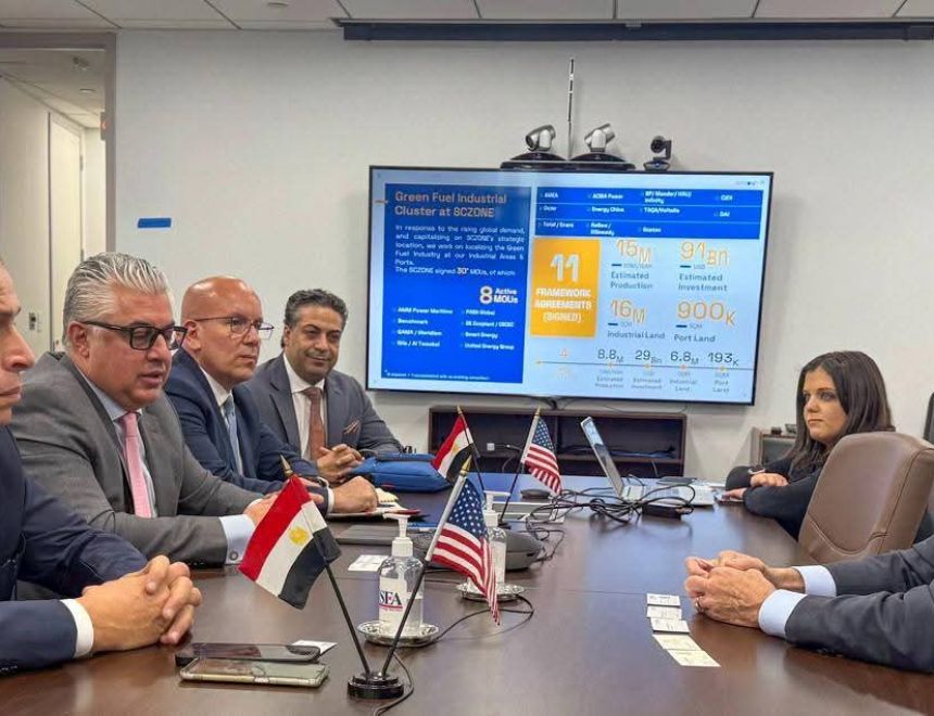 رئيس اقتصادية قناة السويس يعقد سلسلة لقاءات مع قيادات شركات التكنولوجيا والطاقة والبنية التحتية الأمريكية