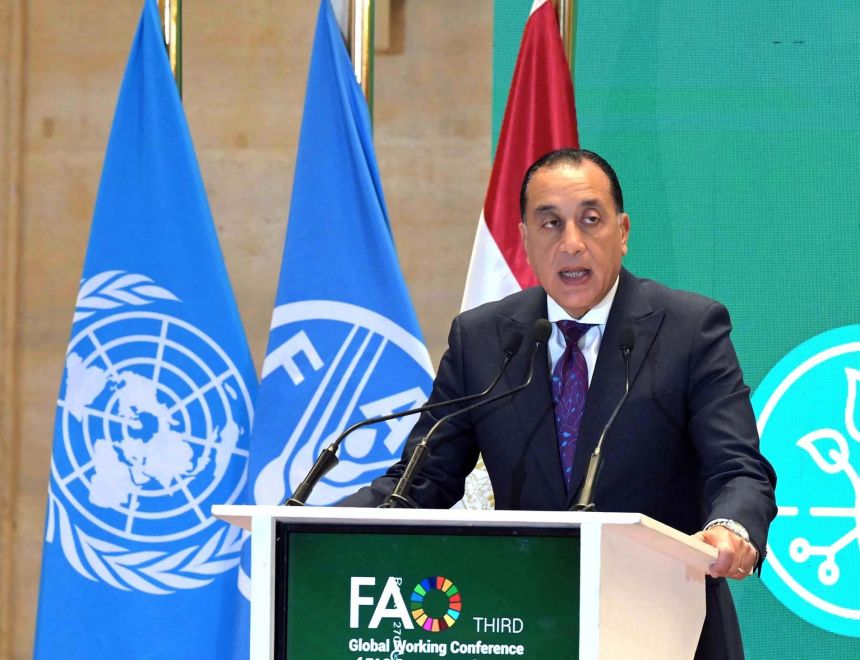  رئيس الوزراء: مصر تؤكد التزامها الكامل بتعزيز التعاون مع منظمة "الفاو"