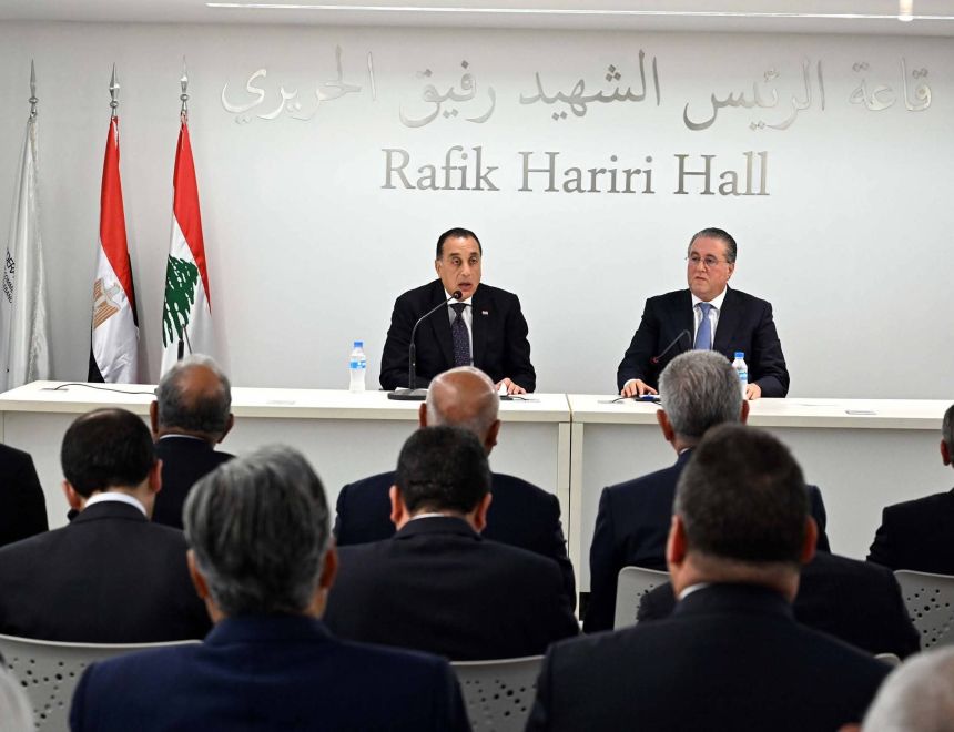 رئيس الوزراء: مصر تنظر إلى لبنان ليس فقط كشريك سياسي بل كشريك اقتصادي محوري واستراتيجي