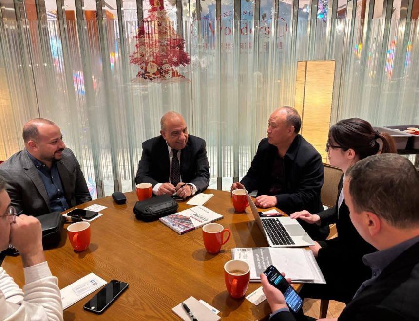  وزير الكهرباء يبحث مع مجموعة شركات " إنكورا" و"جوتيانج " و"هونغجى" توطين صناعة المهمات الكهربائية