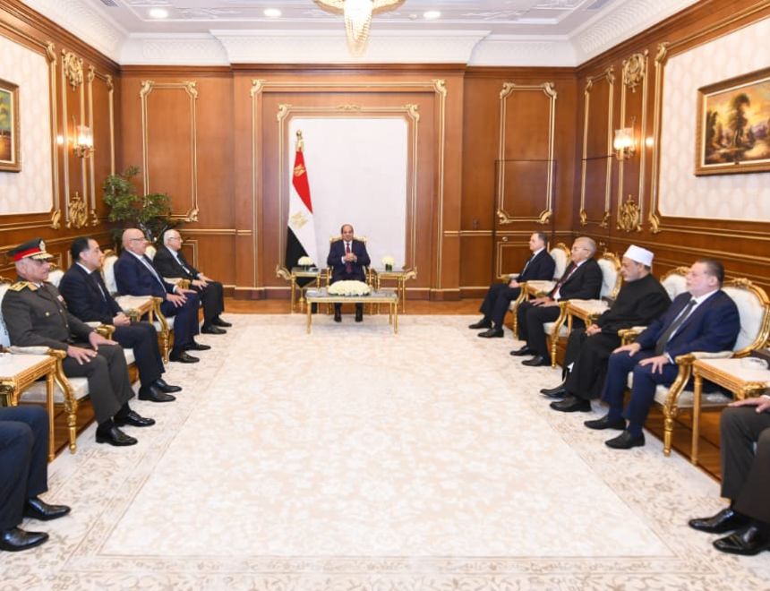 كلمة الرئيس عبد الفتاح السيسي خلال الاحتفال بالذكرى الرابعة والسبعين