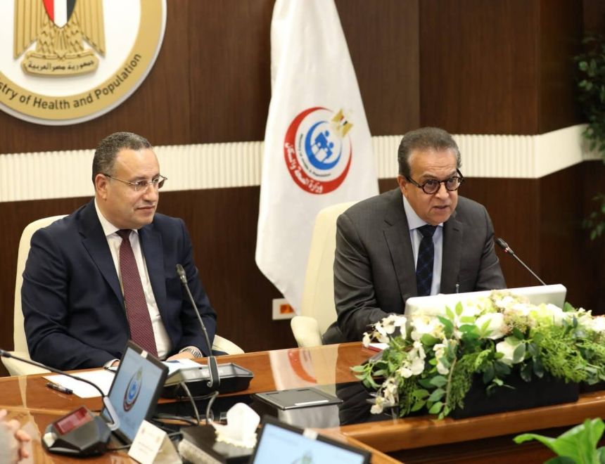 وزيرا الصحة والتعليم العالي يبحثان إدراج المستشفيات الجامعية في منظومة التأمين الصحي الشامل