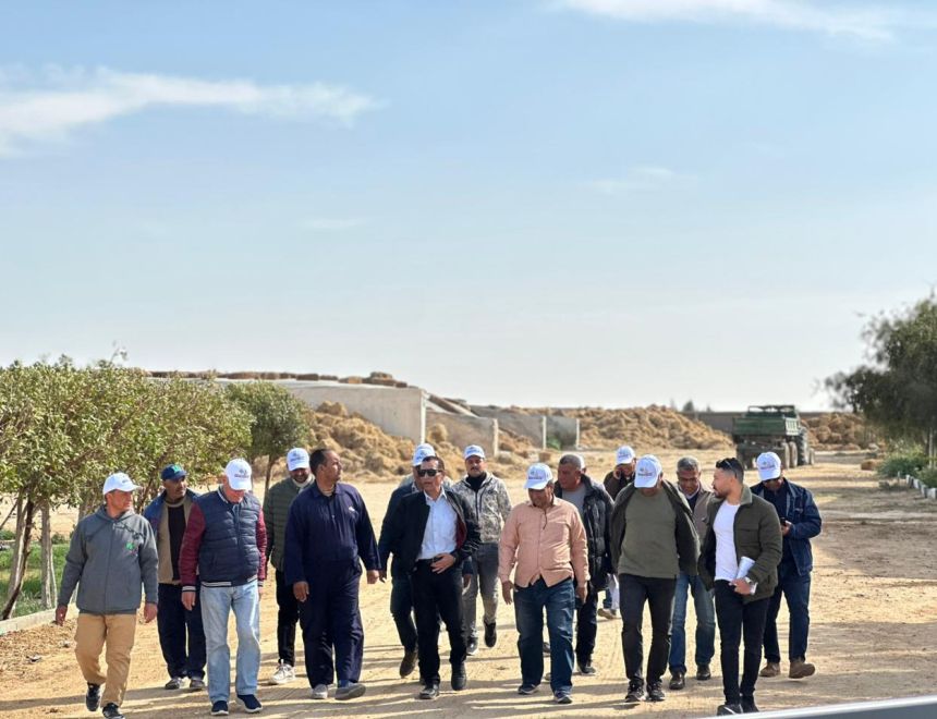 شركة تنمية الريف المصرى الجديد ترفع درجة الإستعداد القصوى لمواجهة موجة الطقس السيئ فى مناطق مشروع المليون ونصف المليون فدان