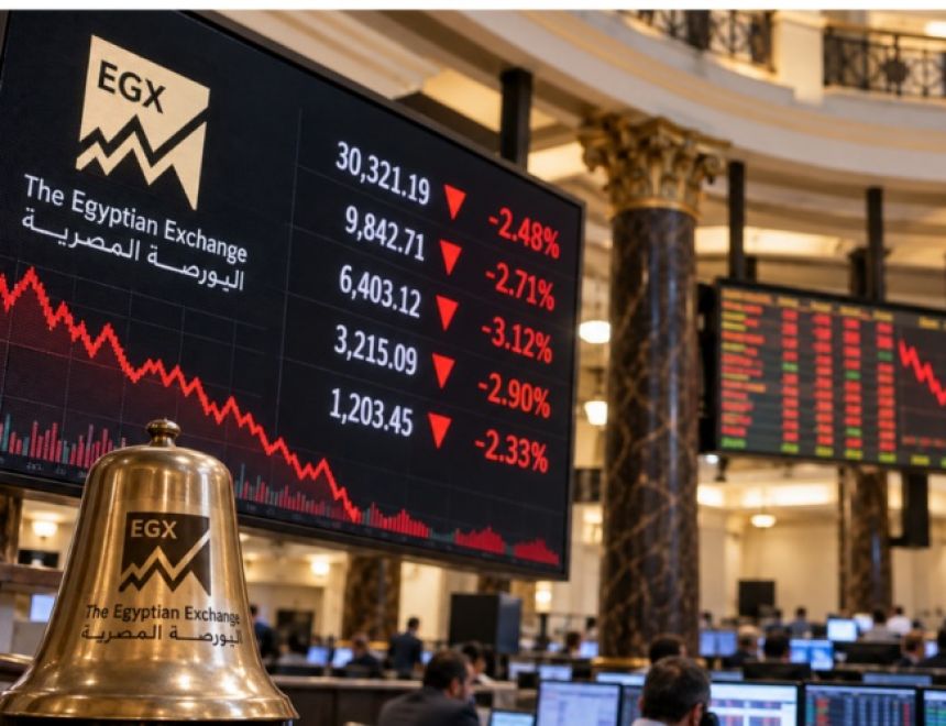 البورصة المصرية تخسر 116 مليار جنيه في أسبوع.. التوترات الجيوسياسية وسحب السيولة أبرز الأسباب