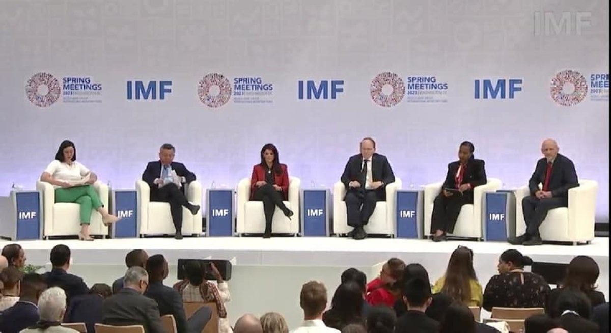 المشاط تُشارك في جلسة نقاشية لصندوق النقد الدولي حول أمن الطاقة وتمويل المناخ