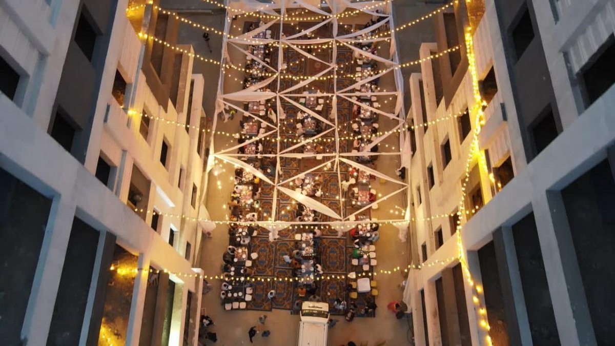 "رفكو" تشهد أول افطار وتسكين للحاجزين داخل مشروع الموندو السكنى بالعاصمة الإدارية