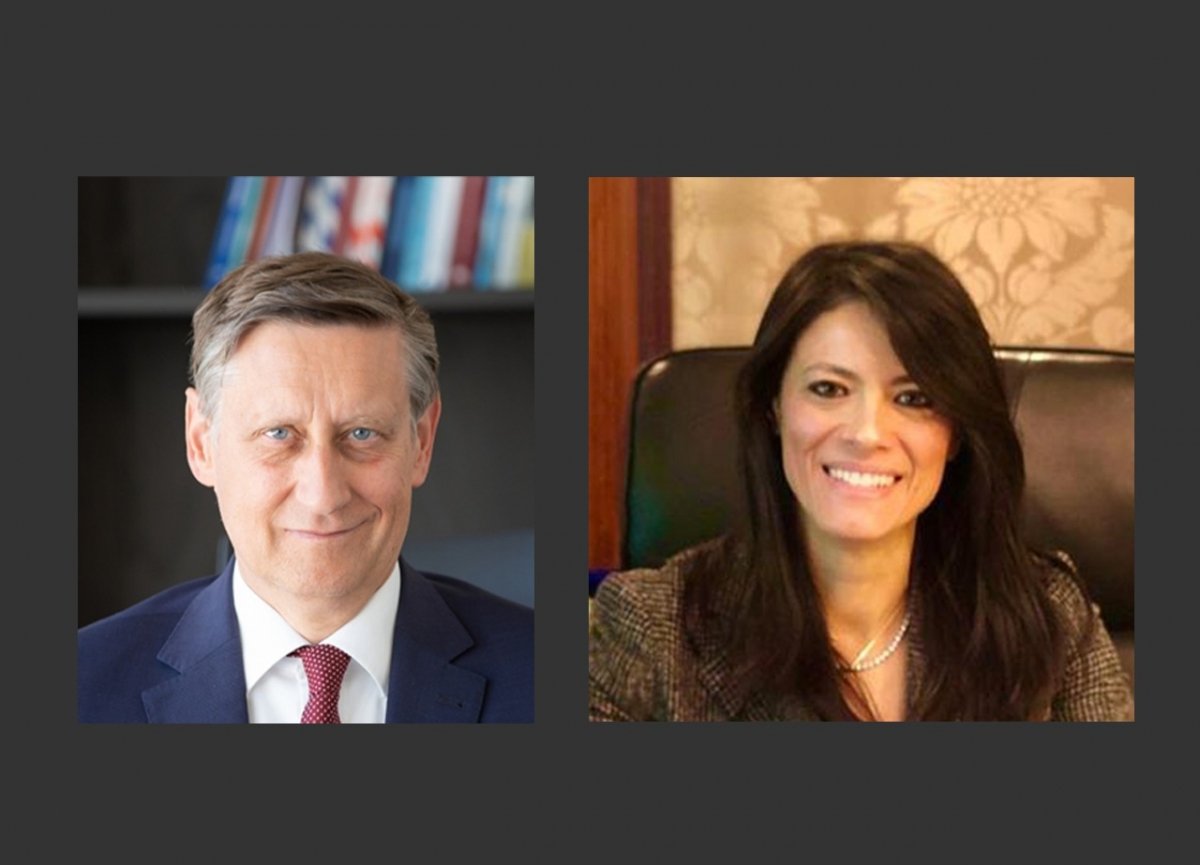 رانيا المشاط  تبحث مع السفير الالمانى بالقاهرة الاسراع فى اجراءات المرحلة الثالثة لمبادلة الديون 