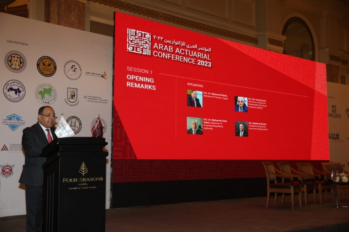 وزير المالية: الاستفادة من الخبراء الاكتواريين في تطوير آليات مواجهة التحديات العالمية المتعددة