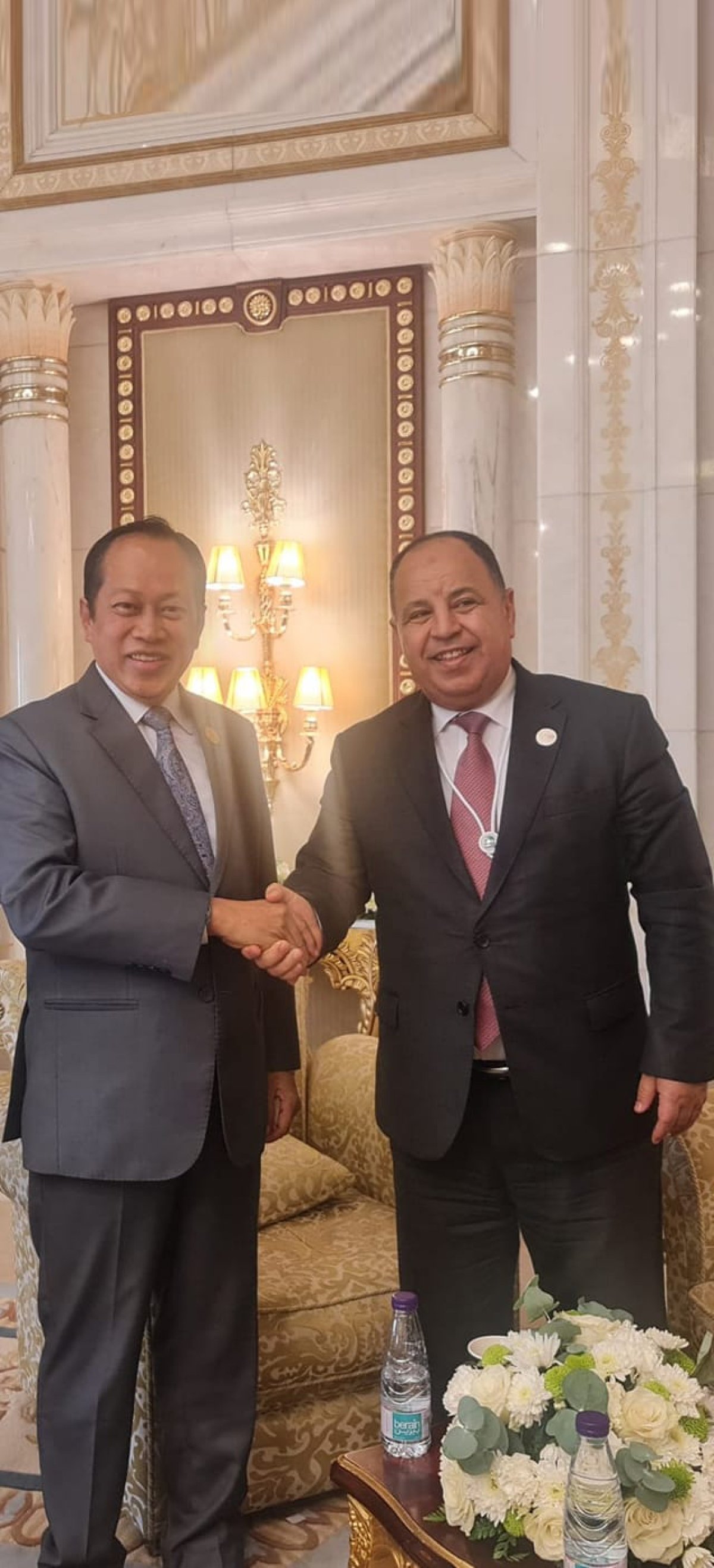وزير المالية خلال لقائه بنائب وزير المالية الماليزى: مصر تستورد زيت النخيل مقابل تصدير الخامات الدوائية