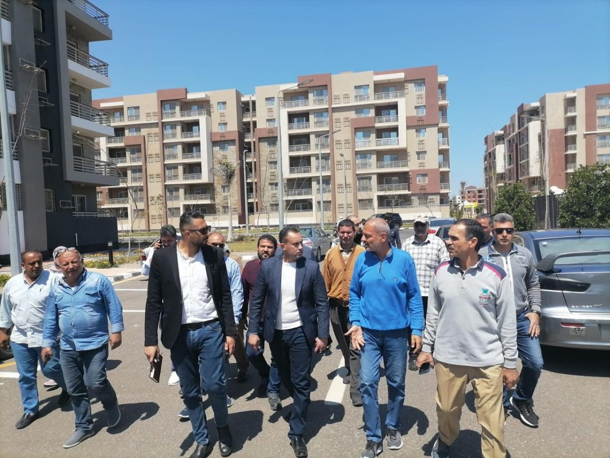 رئيس جهاز مدينة دمياط الجديدة يتفقد مواقع مشروعي " جنة " و " سكن مصر" لمتابعة سير الأعمال