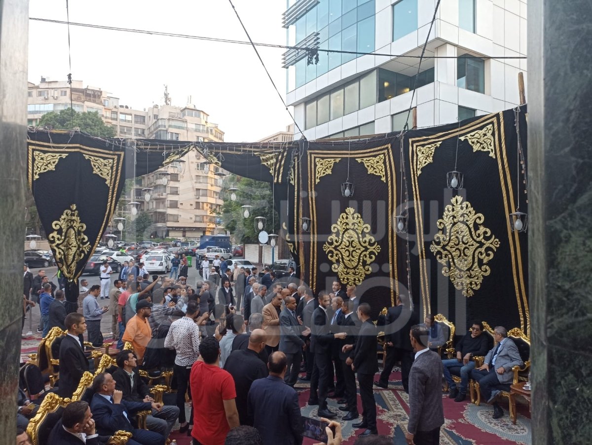 بالصور.. عزاء الكاتب الصحفي والنائب محمود بكري عضو مجلس الشيوخ