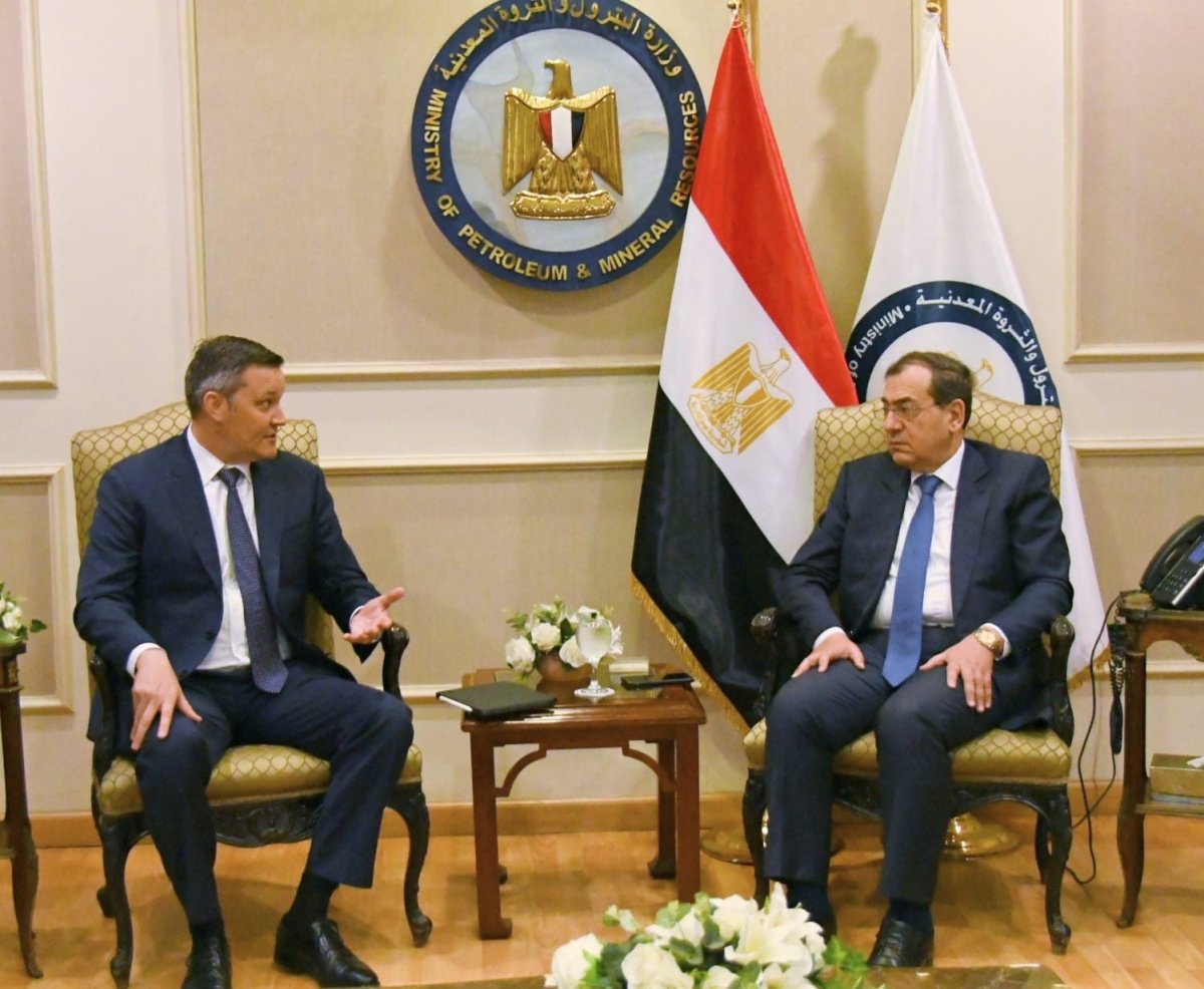 وزير البترول يستقبل ديفيد ريد النائب الأول لرئيس شركة وذرفورد