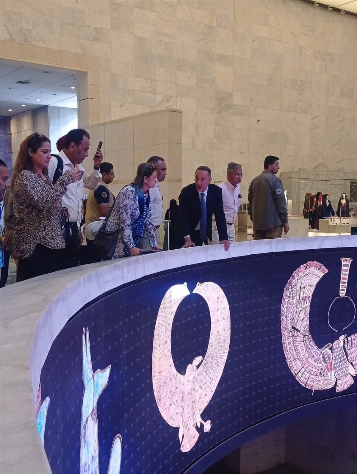 المتحف القومي للحضارة المصرية يشهد سلسلة من الزيارات الرسمية الهامة