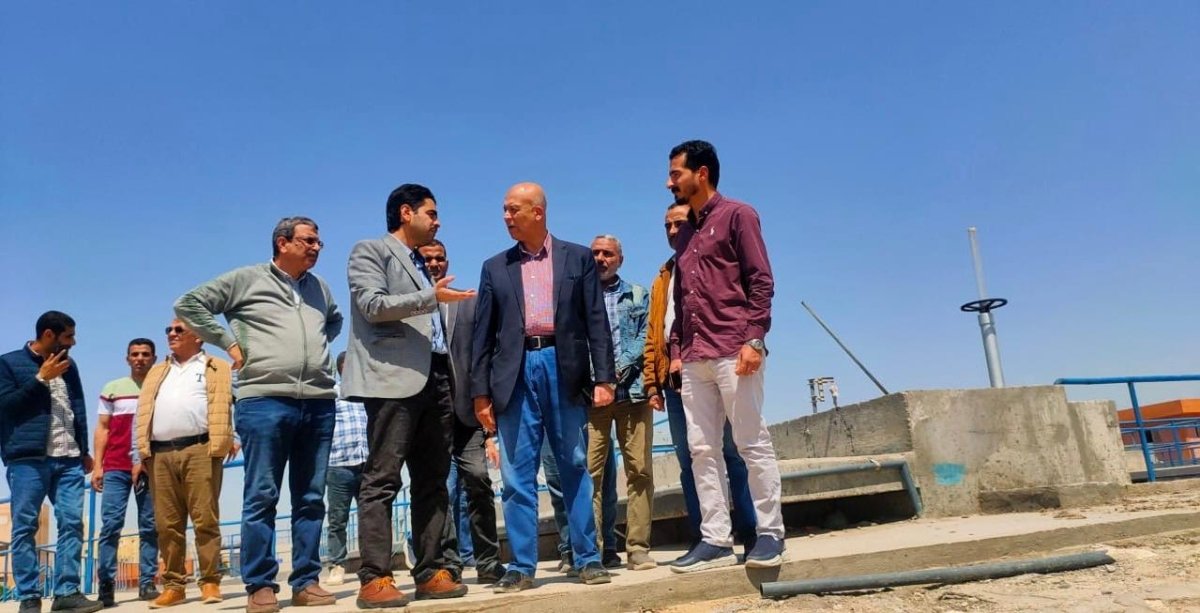 مسئولو " الإسكان " يتفقدون مشروعات المرافق والطرق الجارية بمدينة النوبارية الجديدة