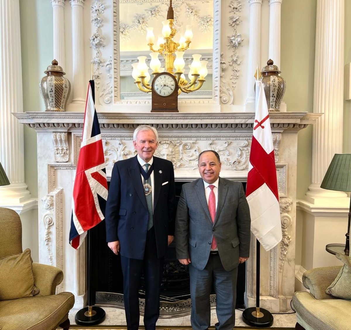 وزير المالية خلال لقائه مع عمدة مدينة المال بلندن: الاستثمارات تحركت نحو الاقتصادات المتقدمة بعد ارتفاع أسعار الفائدة