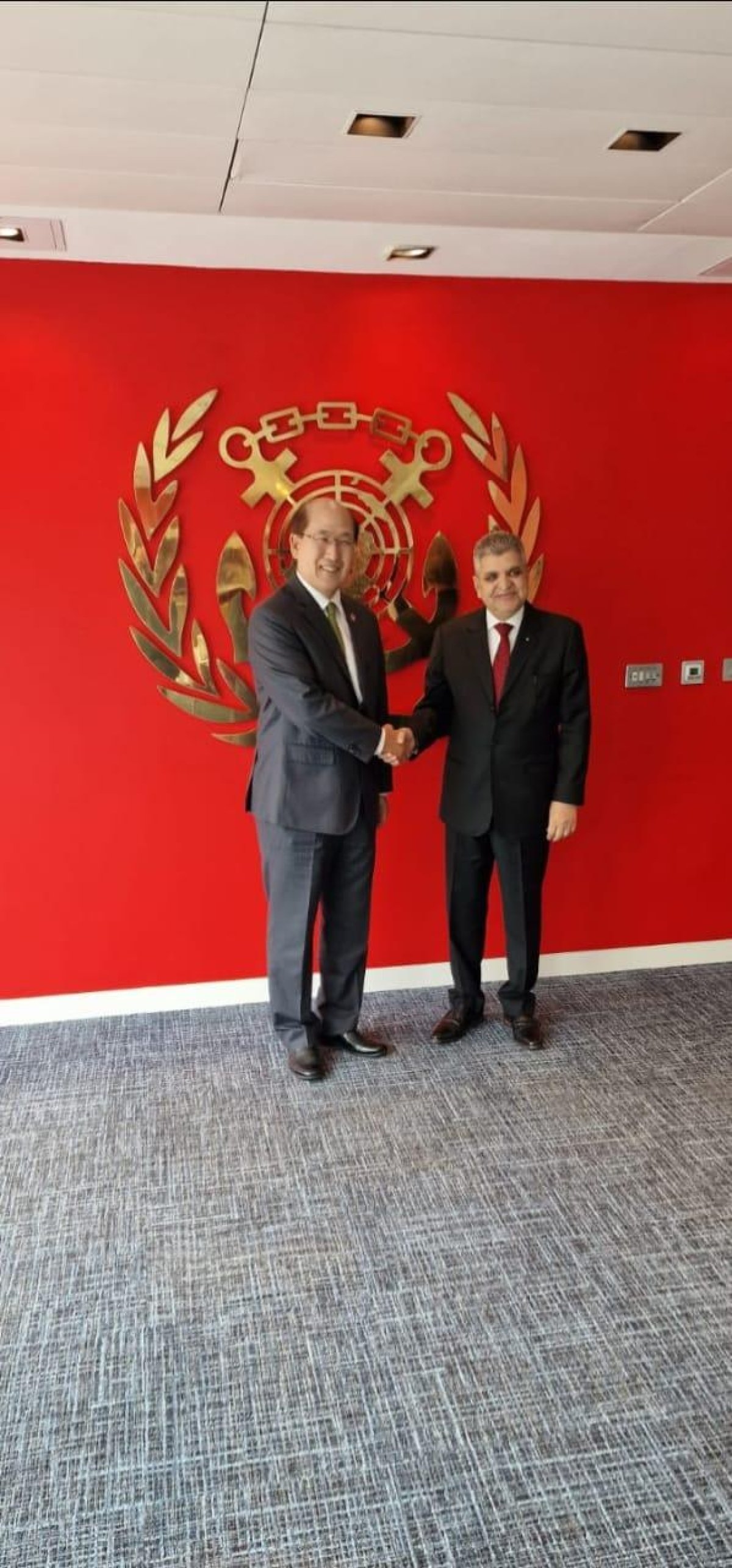 أسامة ربيع يبحث مع الأمين العام للمنظمة البحرية الدولية التعاون في مجالات التدريب والتحول الأخضر