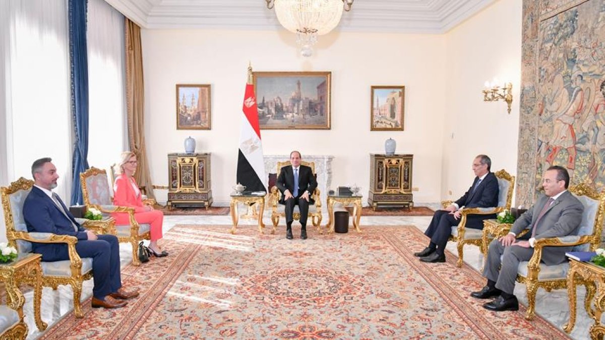 الرئيس السيسي يستقبل الأمين العام للاتحاد الدولي للاتصالات