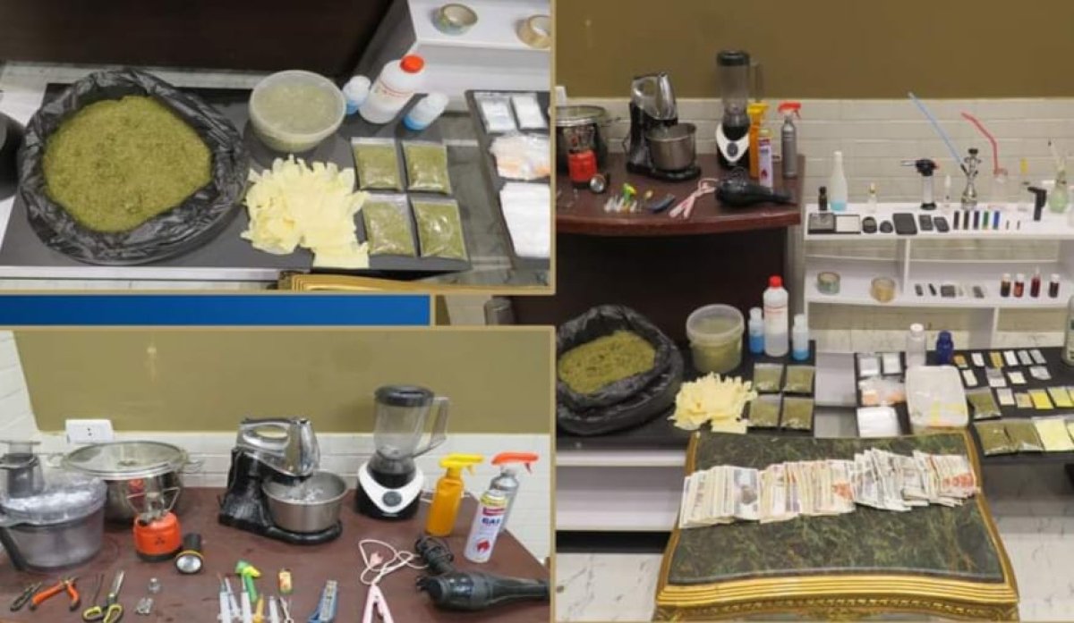 ضبط المتهمين بتصنيع الإستروكس بحوزتهم مخدرت بـ 4 ملايين جنيه