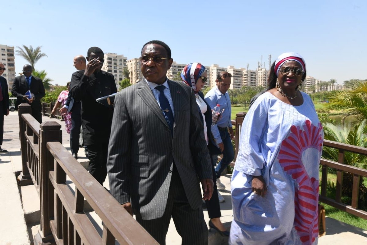 وزيرة الإسكان الكاميرونية وسفير الكاميرون بالقاهرة يزوران مشروع تطوير «مثلث ماسبيرو»