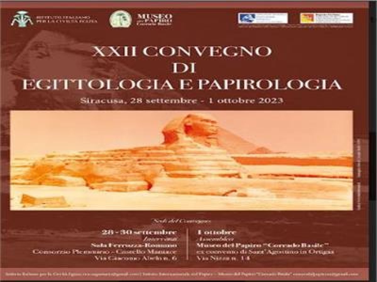 السياحة تشارك في المؤتمر الـ 22 لعلم المصريات والبرديات بإيطاليا