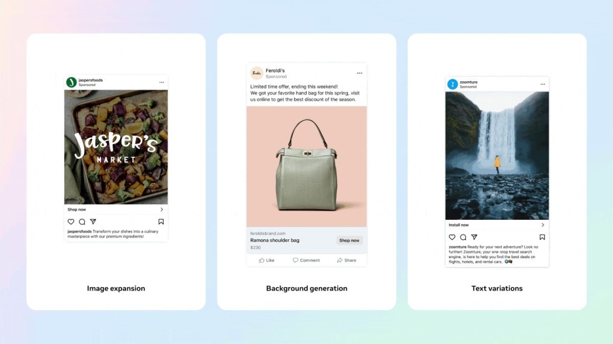 بالذكاء الاصطناعي التوليدي.. ميتا تطلق ادوات خاصة بتصميمات الإعلانات 