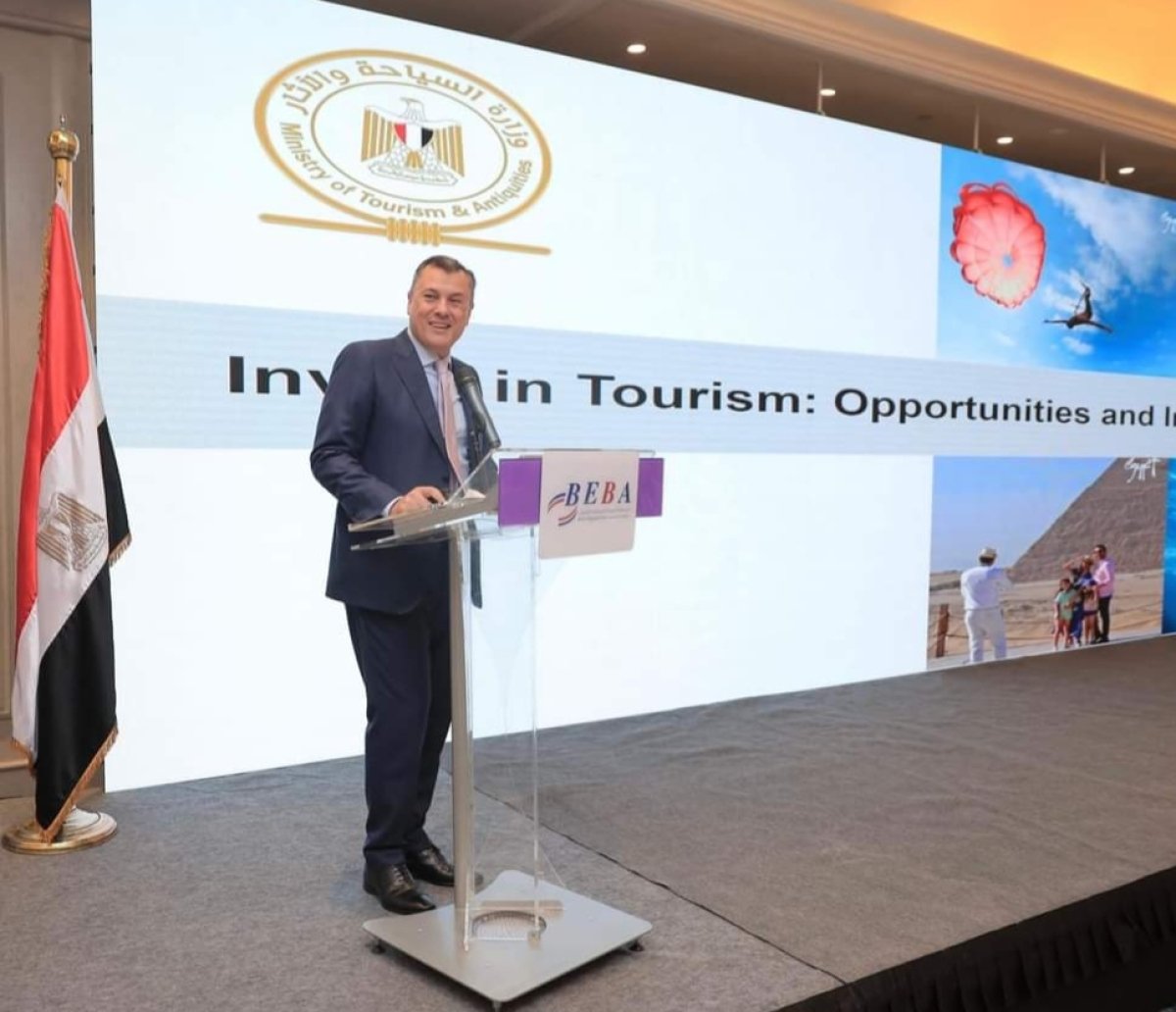 وزير السياحة والآثار يشارك كمتحدث رئيسي بندوة الجمعية المصرية البريطانية للأعمال 《BEBA 》