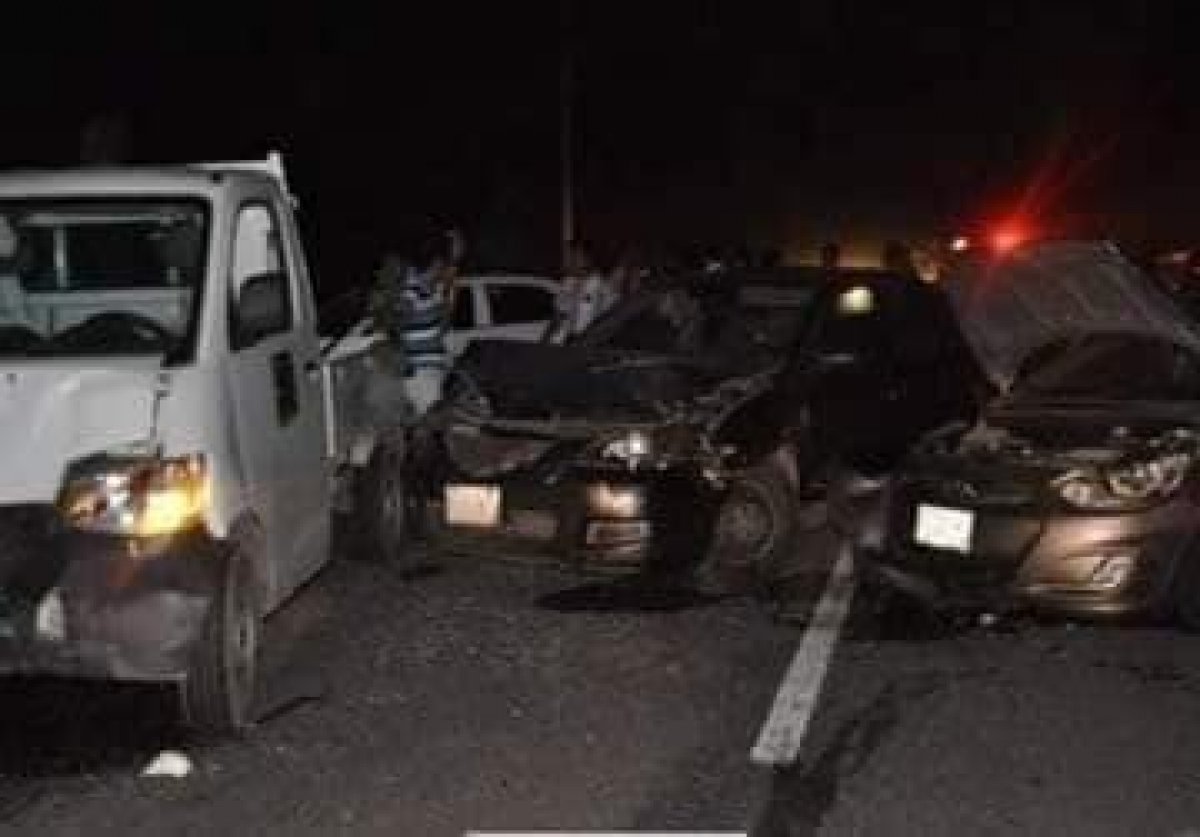 " جثث أشلاء و جثث أنشطرت نصفين "  مصرع 18 وأصابة 12 أخرين بحادث مروع بمدينةالصف