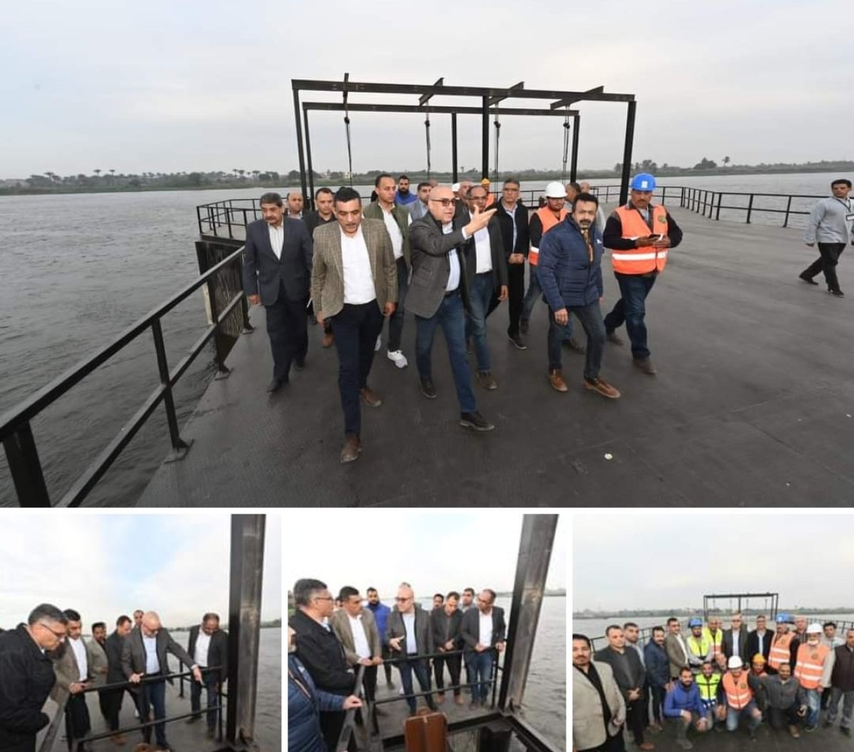 وزير الإسكان يختتم جولته بمدينتى الشيخ زايد وأكتوبر بتفقد المأخد المغذى لمحطة تنقية مياه الشرب بـ6 أكتوبر