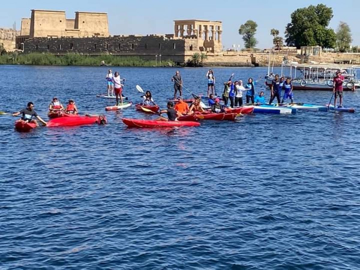 أسوان تشهد ختام فاعليات البطولة الدولية للتجديف وقوفا على الألواح