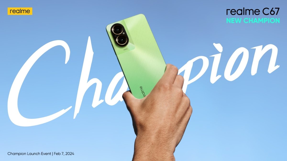ريلمي تطلق هاتف C67 يوم 7 فبراير بمعالج سنابدراجون 685.. تفاصيل 