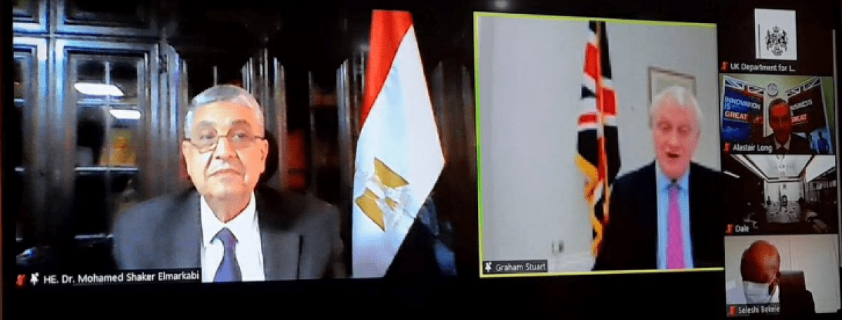 "شاكر" خلال مشاركته في ندوة وزارية بين المملكة المتحدة وأفريقيا: حققنا احتياطي آمن من الطاقة الكهربائية