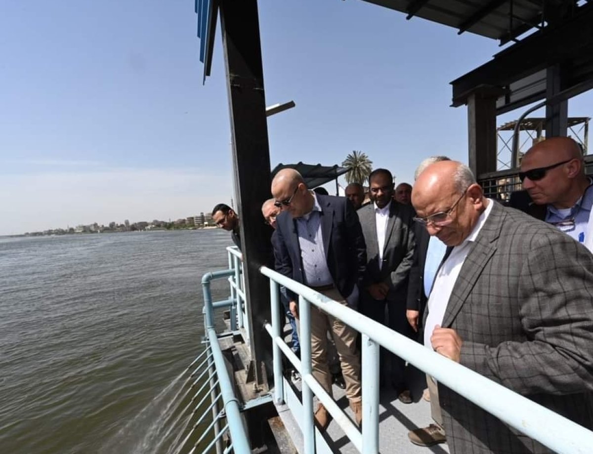 يخدم 2 مليون نسمة.. وزير الإسكان يتفقد مأخذ ومحطة مياه شبرا الخيمة 