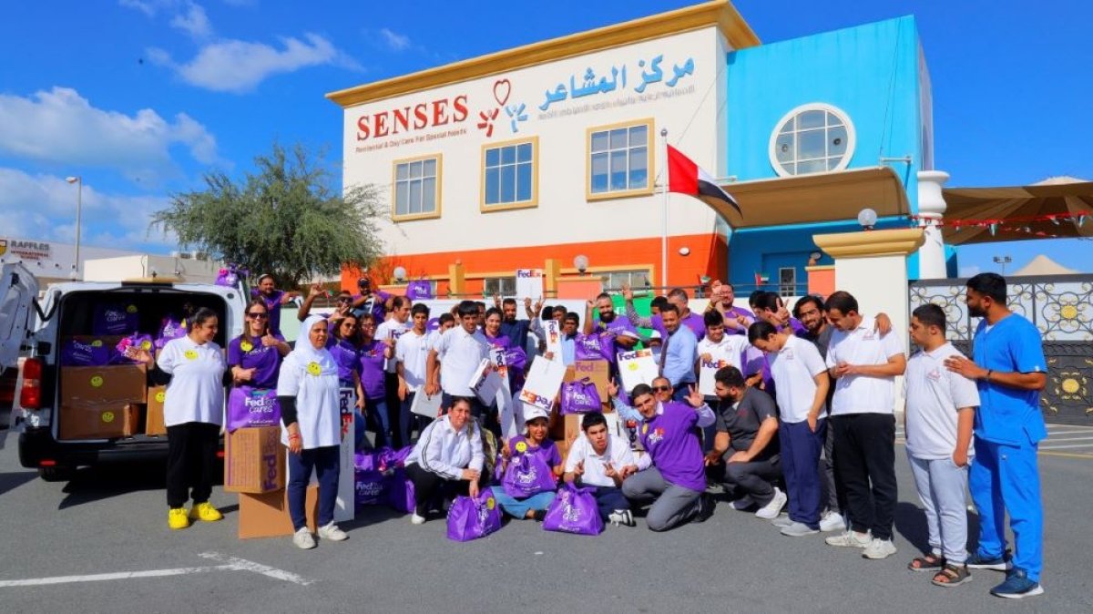 فيديكس: تسليم 1,800 كيلوجرام من المواد الغذائية إلى 300 مستفيد بالإمارات ومصر