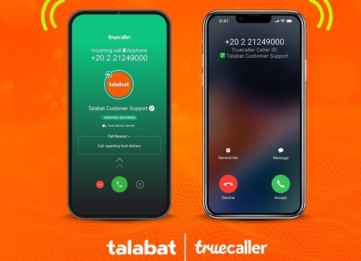 لزيادة الأمان بين العملاء ومندوبي التوصيل.. شراكة استراتيجية بين《طلبات》و《تروكولر》 