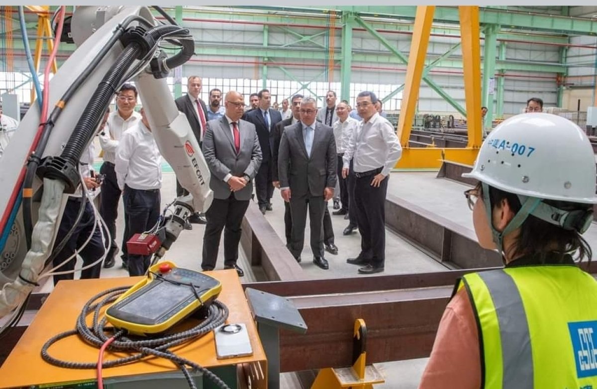 اقتصادية قناة السويس تشهد افتتاح مصنع CSCEC لتصنيع الهياكل الفولاذية