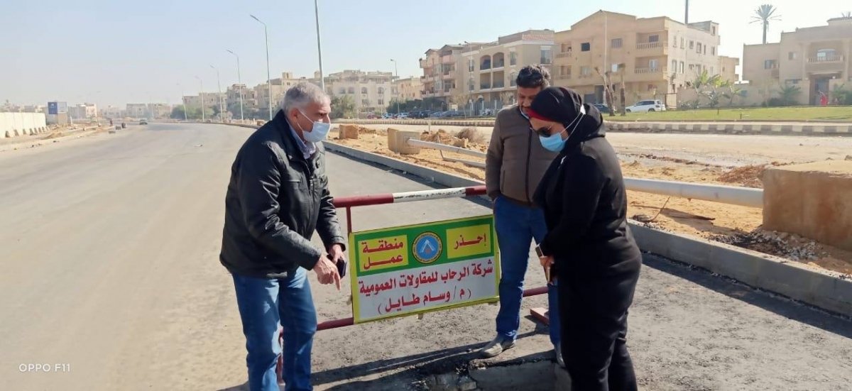 رئيس جهاز تنمية مدينة القاهرة الجديدة يتابع مشروعات محاور الطرق وأعمال التطوير بالمدينة