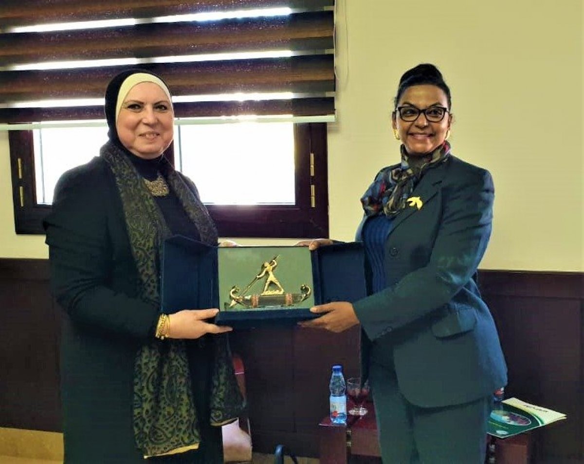 نيفين جامع: مصر حريصة على دعم السودان الشقيقة في تنفيذ خطط الاصلاح الاقتصادي 