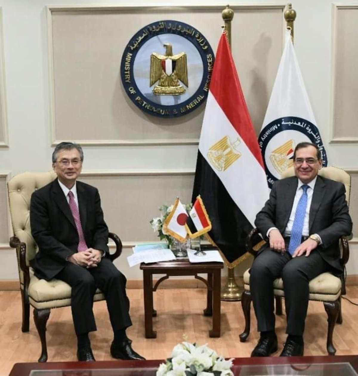 وزير البترول يبحث ترتيبات المنتدى الاقتصادي العربي الياباني في طوكيو