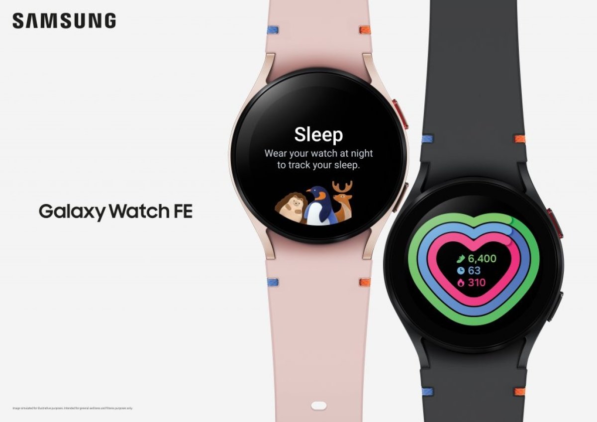 سامسونج للمستخدمين الاستفادة من تقنية الصحّة المتقدّمة بساعة《Galaxy Watch FE》الجديدة