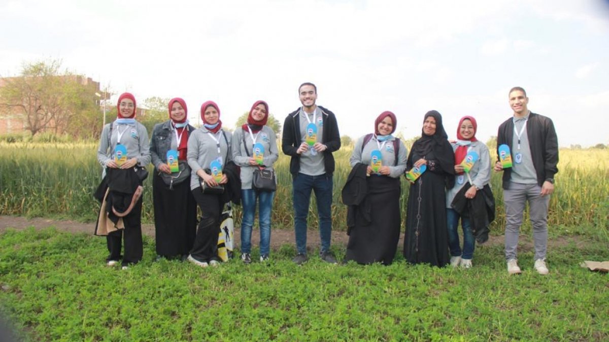 حملة "عنواني مصري" تشارك في تنظيم يوم اليتيم بالقليوبية