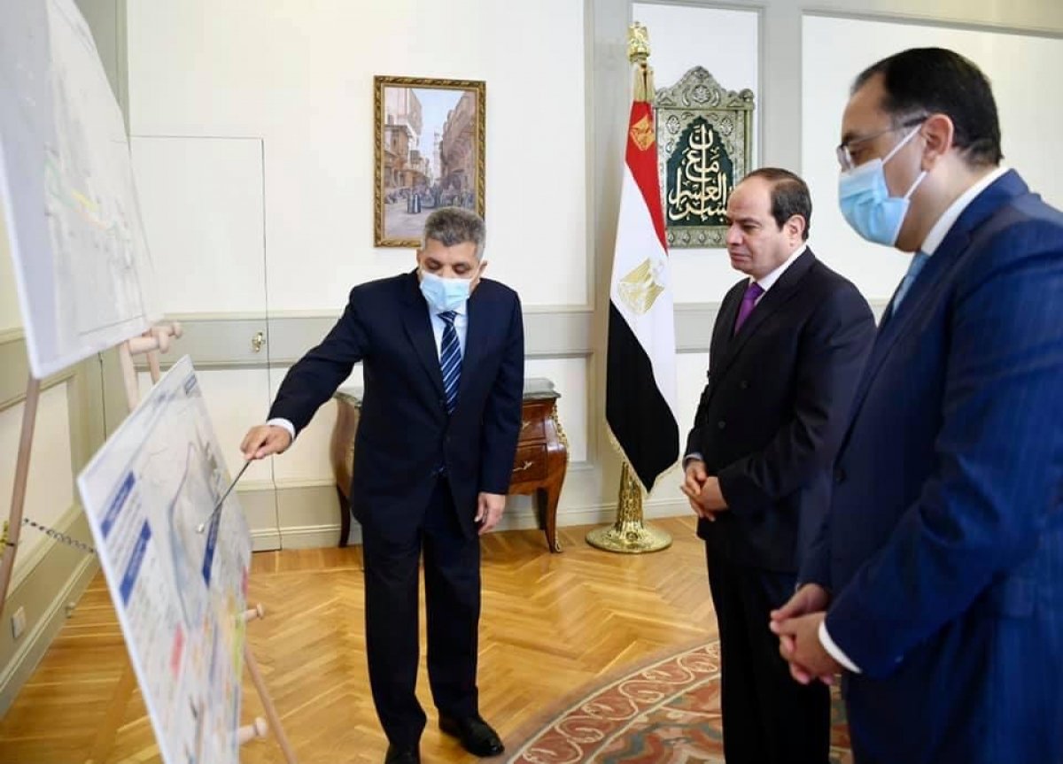 الرئيس يطلع على نتائج التحقيقات والاستخلاصات المستفادة من حادثة جنوح سفينة الحاويات إيفرجرين
