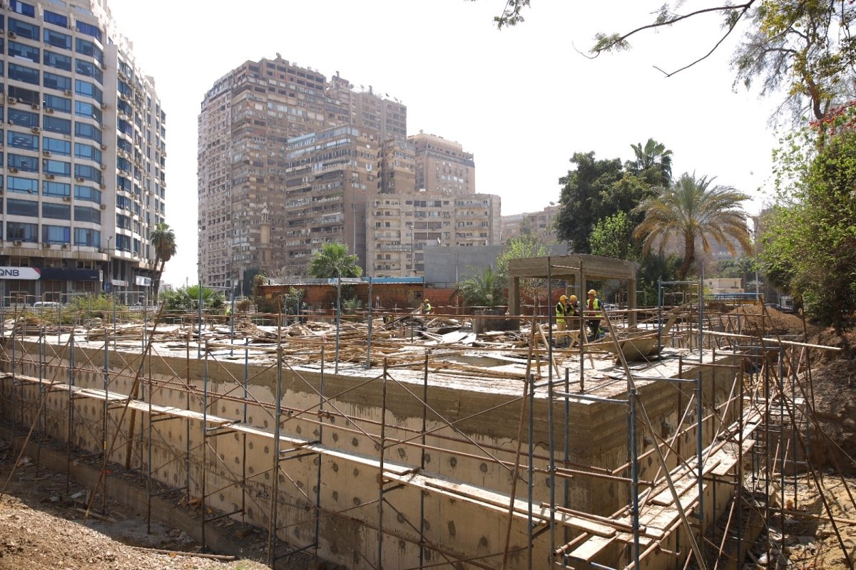 تعرف على أخر تطورات أعمال الإنشاء لحديقة الأورمان والحيوان بالجيزة