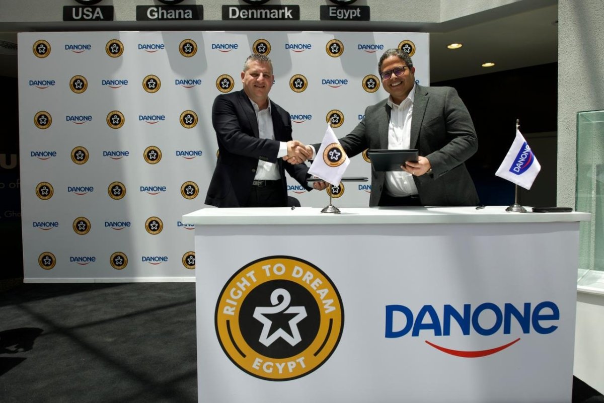 دانون مصر" ترعى أبطال أكاديمية رايت تو دريم لكرة القدم  