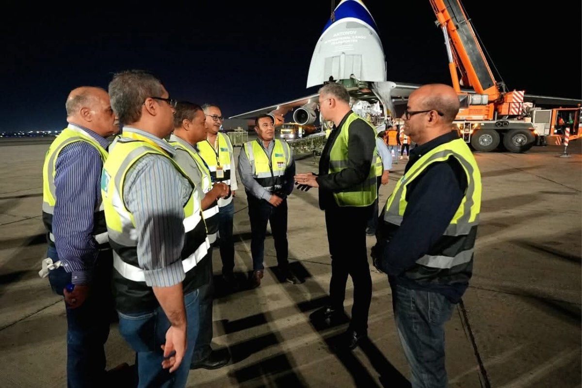 وزير البترول يشهد وصول ذراع التحميل البحري الأخير المخصص لرصيف وحدة التغييز الرابعة «وينتر»