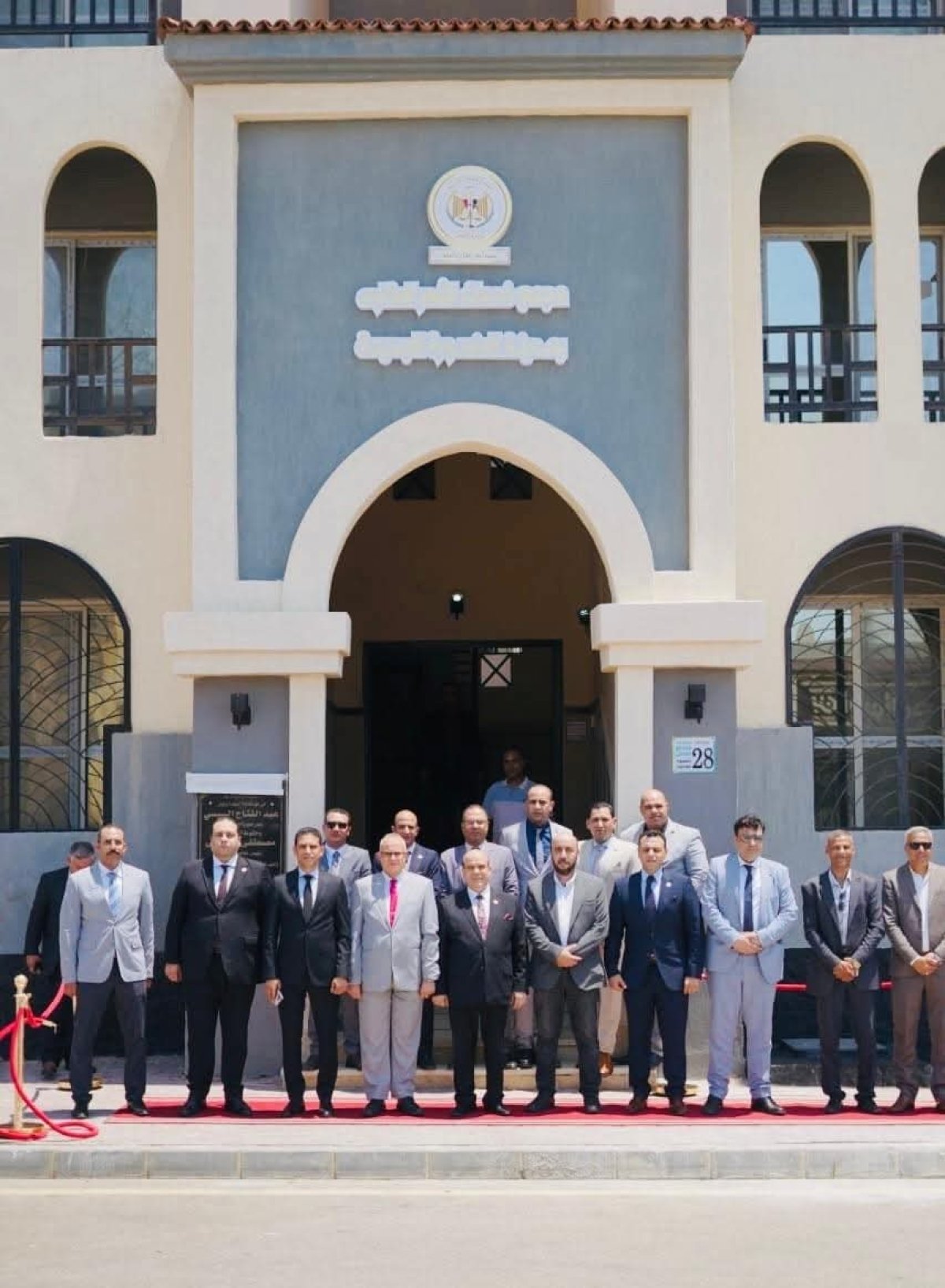 افتتاح مجمع التوثيق والشهر العقاري بمدينة المنصورة الجديدة