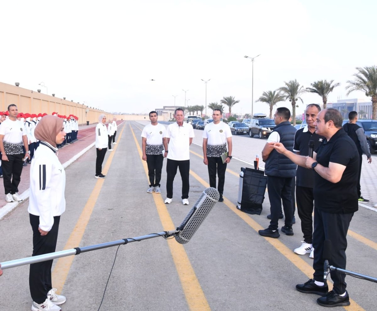 الرئيس السيسى يجرى زيارة تفقدية إلى الأكاديمية العسكرية المصرية