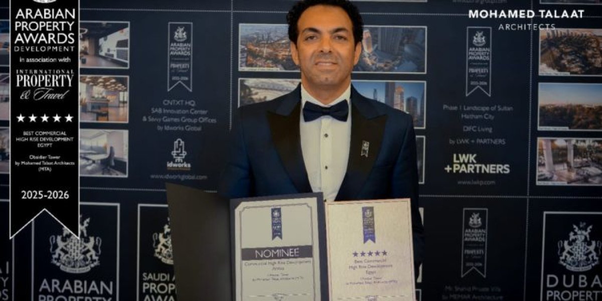 «محمد طلعت معماريون» تفوز بجائزة أفضل برج تجاري شاهق عن مشروع «أوبسيديير» بالعاصمة الإدارية