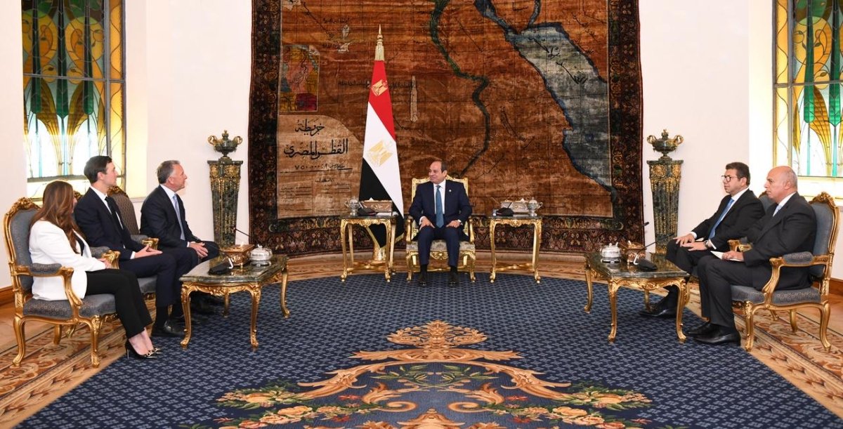 الرئيس السيسى يعرب عن ترحيبه باتفاق وقف الحرب في قطاع غزة و بالجهود الحثيثة للرئيس ترامب